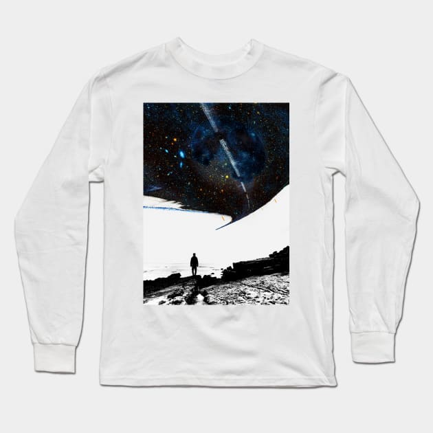 The Road Less Traveled Long Sleeve T-Shirt by stohitro